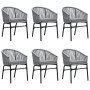 Garden dining set 7 pieces gray synthetic rattan by vidaXL, Garden sets - Ref: Foro24-3099236, Price: 653,99 €, Discount: %