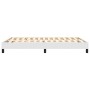 Estructura de cama de cuero sintético blanco 140x190 cm de vidaXL, Camas y somieres - Ref: Foro24-3120695, Precio: 96,70 €, D...