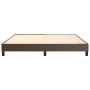 Estructura de cama de cuero sintético marrón 160x200 cm de vidaXL, Camas y somieres - Ref: Foro24-3120709, Precio: 124,99 €, ...