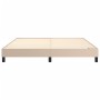 Cappuccino synthetic leather bed frame 160x200 cm by vidaXL, Beds and slatted bases - Ref: Foro24-3120711, Price: 122,75 €, D...