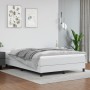 Cama box spring con colchón cuero sintético blanco 140x190 cm de vidaXL, Camas y somieres - Ref: Foro24-3144256, Precio: 400,...