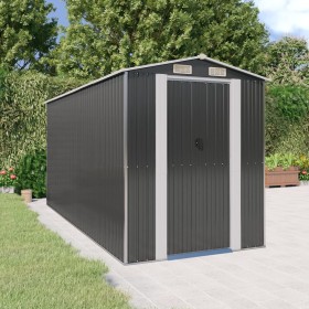 Galvanized steel garden shed anthracite 192x440x223 cm by vidaXL, Sheds - Ref: Foro24-3147452, Price: 770,99 €, Discount: %