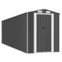 Garden shed anthracite galvanized steel 192x689x223 cm by vidaXL, Sheds - Ref: Foro24-3147455, Price: 1,00 €, Discount: %