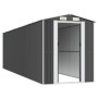 Garden shed anthracite galvanized steel 192x689x223 cm by vidaXL, Sheds - Ref: Foro24-3147455, Price: 1,00 €, Discount: %