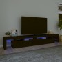 Mueble de TV con luces LED Negro 260x36,5x40 cm de vidaXL, Muebles TV - Ref: Foro24-3152779, Precio: 186,58 €, Descuento: %