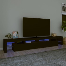 Mueble de TV con luces LED Negro 260x36,5x40 cm de vidaXL, Muebles TV - Ref: Foro24-3152779, Precio: 180,04 €, Descuento: %