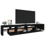 Mueble de TV con luces LED Negro 260x36,5x40 cm de vidaXL, Muebles TV - Ref: Foro24-3152779, Precio: 186,58 €, Descuento: %