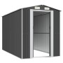 Garden shed anthracite galvanized steel 192x357x223 cm by vidaXL, Sheds - Ref: Foro24-3147451, Price: 548,08 €, Discount: %