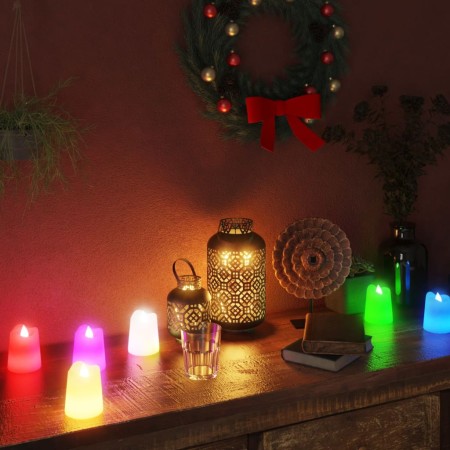 Velas eléctricas sin llama LED 24 uds colores de vidaXL, Velas sin llama - Ref: Foro24-335808, Precio: 14,62 €, Descuento: %