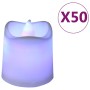 LED flameless electric candles 50 pcs colors by vidaXL, Flameless candles - Ref: Foro24-335810, Price: 24,82 €, Discount: %