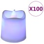 LED flameless electric candles 100 pcs colors by vidaXL, Flameless candles - Ref: Foro24-335812, Price: 39,11 €, Discount: %