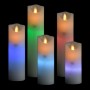 Electric LED candles 5 pcs remote control warm white by vidaXL, Flameless candles - Ref: Foro24-335840, Price: 36,25 €, Disco...