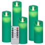 Velas LED eléctricas 5 pzas con mando a distancia blanco cálido de vidaXL, Velas - Ref: Foro24-335841, Precio: 36,43 €, Descu...