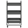 Kitchen trolley 3 levels anthracite steel 43x34x79 cm by vidaXL, Cars and islands - Ref: Foro24-335867, Price: 44,98 €, Disco...