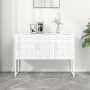 White steel sideboard 105x35x75 cm by vidaXL, Sideboards - Ref: Foro24-335869, Price: 165,99 €, Discount: %