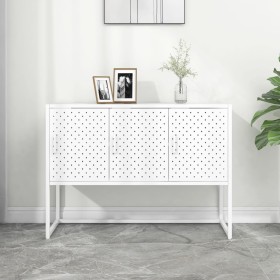 Sideboard aus weißem Stahl, 105 x 35 x 75 cm von vidaXL, Sideboards - Ref: Foro24-335869, Preis: 166,17 €, Rabatt: %