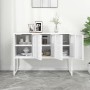 Sideboard aus weißem Stahl, 105 x 35 x 75 cm von vidaXL, Sideboards - Ref: Foro24-335869, Preis: 166,17 €, Rabatt: %