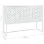 White steel sideboard 105x35x75 cm by vidaXL, Sideboards - Ref: Foro24-335869, Price: 165,99 €, Discount: %