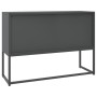 Aparador de acero antracita 105x35x75 cm de vidaXL, Aparadores - Ref: Foro24-335870, Precio: 177,81 €, Descuento: %