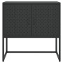 Aparador de acero negro 75x35x75 cm de vidaXL, Aparadores - Ref: Foro24-335871, Precio: 142,26 €, Descuento: %