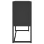 Aparador de acero negro 75x35x75 cm de vidaXL, Aparadores - Ref: Foro24-335871, Precio: 142,26 €, Descuento: %