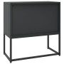 Aparador de acero negro 75x35x75 cm de vidaXL, Aparadores - Ref: Foro24-335871, Precio: 142,26 €, Descuento: %