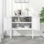 Sideboard aus weißem Stahl 75x35x75 cm von vidaXL, Sideboards - Ref: Foro24-335872, Preis: 118,31 €, Rabatt: %