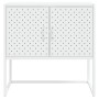 Aparador de acero blanco 75x35x75 cm de vidaXL, Aparadores - Ref: Foro24-335872, Precio: 118,99 €, Descuento: %