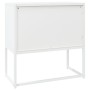 Aparador de acero blanco 75x35x75 cm de vidaXL, Aparadores - Ref: Foro24-335872, Precio: 118,99 €, Descuento: %