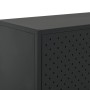 Black steel sideboard 80x35x135 cm by vidaXL, Lockers and storage cabinets - Ref: Foro24-335874, Price: 209,73 €, Discount: %