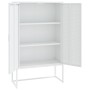 White steel sideboard 80x35x135 cm by vidaXL, Lockers and storage cabinets - Ref: Foro24-335875, Price: 209,73 €, Discount: %