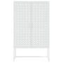 White steel sideboard 80x35x135 cm by vidaXL, Lockers and storage cabinets - Ref: Foro24-335875, Price: 209,73 €, Discount: %