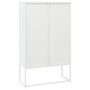 White steel sideboard 80x35x135 cm by vidaXL, Lockers and storage cabinets - Ref: Foro24-335875, Price: 209,73 €, Discount: %