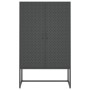 Anthracite steel sideboard 80x35x135 cm by vidaXL, Lockers and storage cabinets - Ref: Foro24-335876, Price: 209,73 €, Discou...