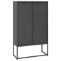 Anthracite steel sideboard 80x35x135 cm by vidaXL, Lockers and storage cabinets - Ref: Foro24-335876, Price: 209,73 €, Discou...