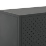 Anthracite steel sideboard 80x35x135 cm by vidaXL, Lockers and storage cabinets - Ref: Foro24-335876, Price: 209,73 €, Discou...