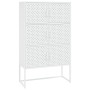 White steel sideboard 80x35x135 cm by vidaXL, Lockers and storage cabinets - Ref: Foro24-335878, Price: 212,97 €, Discount: %