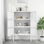 White steel sideboard 80x35x135 cm by vidaXL, Lockers and storage cabinets - Ref: Foro24-335878, Price: 212,97 €, Discount: %