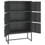 Anthracite steel sideboard 80x35x135 cm by vidaXL, Lockers and storage cabinets - Ref: Foro24-335879, Price: 217,70 €, Discou...