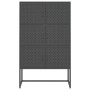 Anthracite steel sideboard 80x35x135 cm by vidaXL, Lockers and storage cabinets - Ref: Foro24-335879, Price: 217,70 €, Discou...