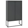 Anthracite steel sideboard 80x35x135 cm by vidaXL, Lockers and storage cabinets - Ref: Foro24-335879, Price: 217,70 €, Discou...