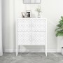 White steel sideboard 80x35x100 cm by vidaXL, Lockers and storage cabinets - Ref: Foro24-335881, Price: 151,33 €, Discount: %