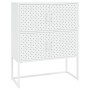 White steel sideboard 80x35x100 cm by vidaXL, Lockers and storage cabinets - Ref: Foro24-335881, Price: 151,33 €, Discount: %