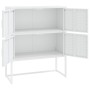 White steel sideboard 80x35x100 cm by vidaXL, Lockers and storage cabinets - Ref: Foro24-335881, Price: 151,33 €, Discount: %