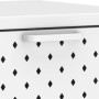 White steel bedside table 38x35x54 cm by vidaXL, Nightstands - Ref: Foro24-335887, Price: 58,06 €, Discount: %