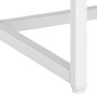 Mesita de noche de acero blanca 38x35x54 cm de vidaXL, Mesitas de noche - Ref: Foro24-335887, Precio: 58,06 €, Descuento: %