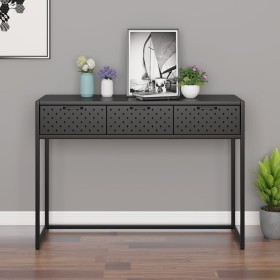 Anthracite steel console table 106x35x75 cm by vidaXL, Side tables - Ref: Foro24-335894, Price: 148,99 €, Discount: %