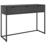 Mesa consola de acero antracita 106x35x75 cm de vidaXL, Mesas auxiliares - Ref: Foro24-335894, Precio: 148,84 €, Descuento: %