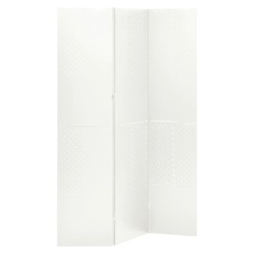 Biombo divisor de 3 paneles acero blanco 120x180 cm de vidaXL, Divisores de ambientes - Ref: Foro24-335896, Precio: 173,99 €,...