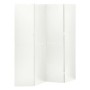 Biombo divisor de 4 paneles acero blanco 160x180 cm de vidaXL, Divisores de ambientes - Ref: Foro24-335899, Precio: 199,86 €,...